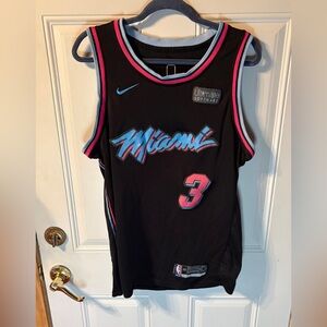 Authentic Nike Swingman Vice Jersey for#3 Dwyane Wade of the Miami Heat